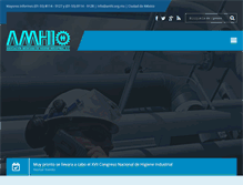 Tablet Screenshot of amhi.org.mx